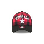 Houston Astros Evergreen Check 9FORTY A-Frame Trucker Hat
