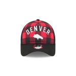 Denver Broncos Evergreen Check 9FORTY A-Frame Trucker Hat