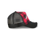 San Francisco Giants Evergreen Check 9FORTY A-Frame Trucker Hat