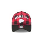 Kansas City Chiefs Evergreen Check 9FORTY A-Frame Trucker Hat