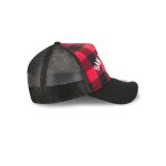San Francisco 49ers Evergreen Check 9FORTY A-Frame Trucker Hat