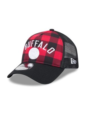 Buffalo Sabres Evergreen Check 9FORTY A-Frame Trucker Hat