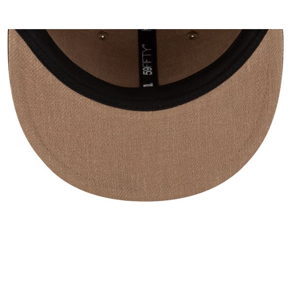 Anaheim Ducks Utility Linen Retro Crown 59FIFTY Fitted Hat