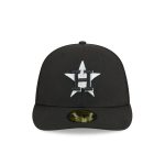 Houston Astros Black Pre-Curve 59FIFTY Fitted Hat