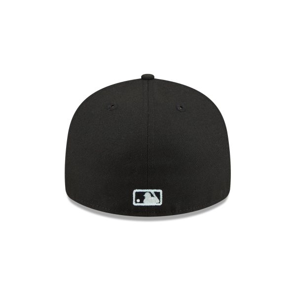 Houston Astros Black Pre-Curve 59FIFTY Fitted Hat