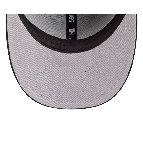 Houston Astros Black Pre-Curve 59FIFTY Fitted Hat