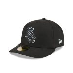 Chicago White Sox Black Pre-Curve 59FIFTY Fitted Hat