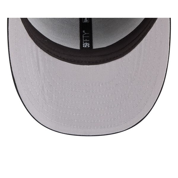 Chicago White Sox Black Pre-Curve 59FIFTY Fitted Hat
