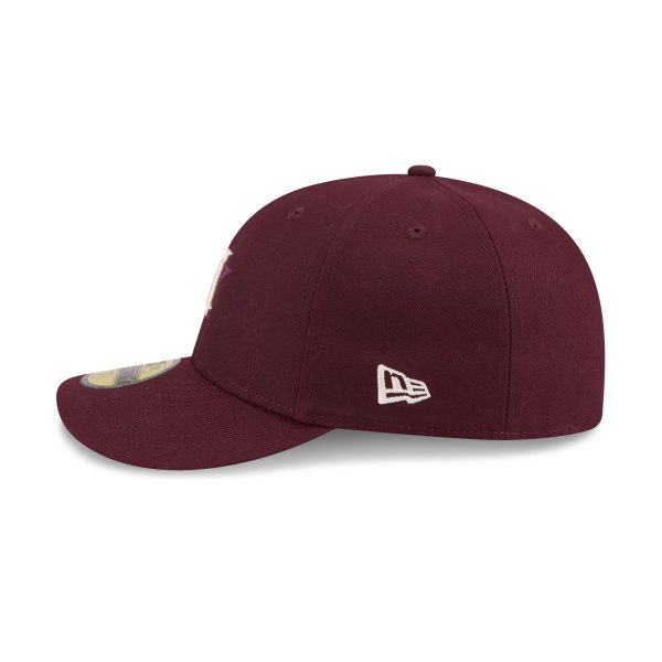 Houston Astros Maroon Pre-Curve 59FIFTY Fitted Hat
