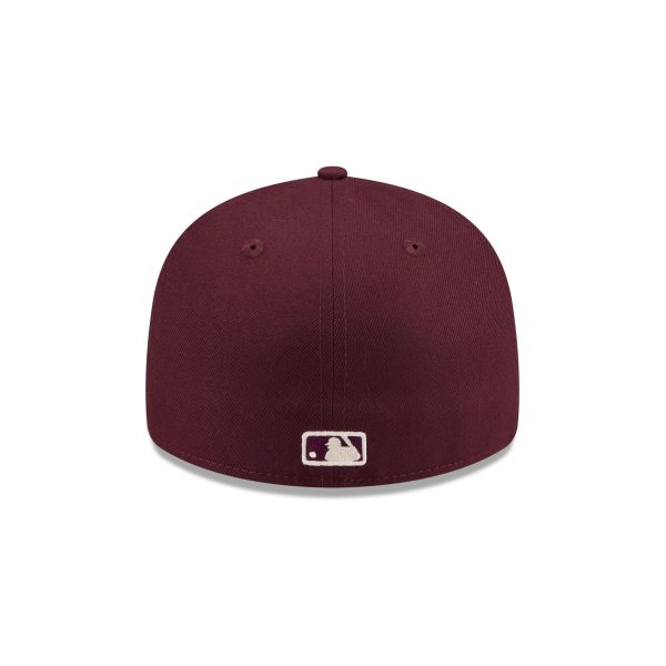 Houston Astros Maroon Pre-Curve 59FIFTY Fitted Hat