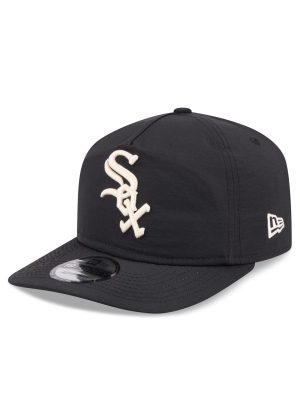 Chicago White Sox Black Nylon 19TWENTY Snapback Hat
