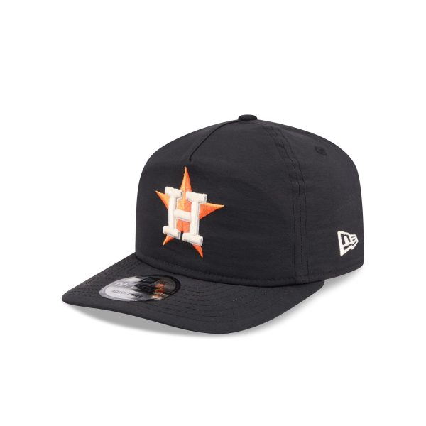 Houston Astros Black Nylon 19TWENTY Snapback Hat