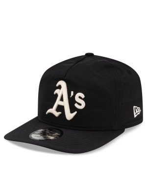 Athletics Black Nylon 19TWENTY Snapback Hat