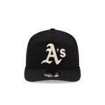 Athletics Black Nylon 19TWENTY Snapback Hat