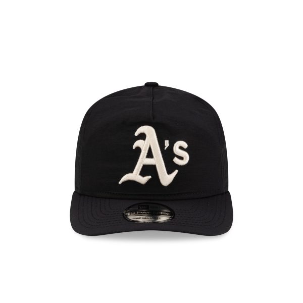 Athletics Black Nylon 19TWENTY Snapback Hat