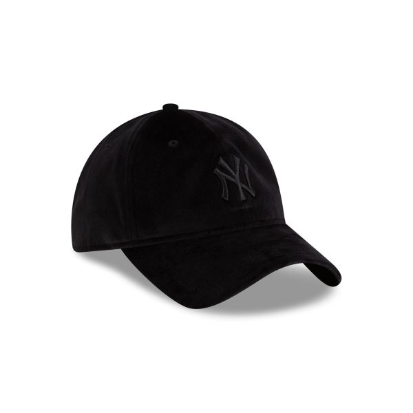 New York Yankees Black Velour 9TWENTY Adjustable Hat
