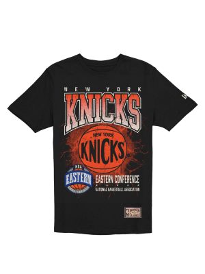 New York Knicks 1946-1963 Hardwood Classics Black T-Shirt