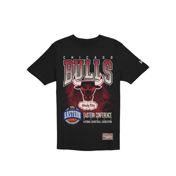 Chicago Bulls 1960-1970 Hardwood Classics Black T-Shirt