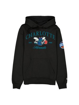 Charlotte Hornets 1988-2002 Hardwood Classics Black Hoodie