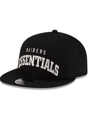 Las Vegas Raiders Fear of God Essentials Retro Crown 9FIFTY Snapback Hat