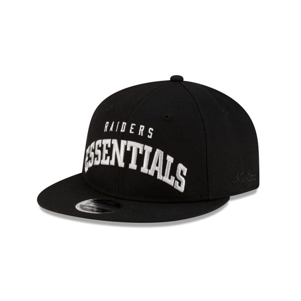 Las Vegas Raiders Fear of God Essentials Retro Crown 9FIFTY Snapback Hat