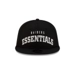Las Vegas Raiders Fear of God Essentials Retro Crown 9FIFTY Snapback Hat