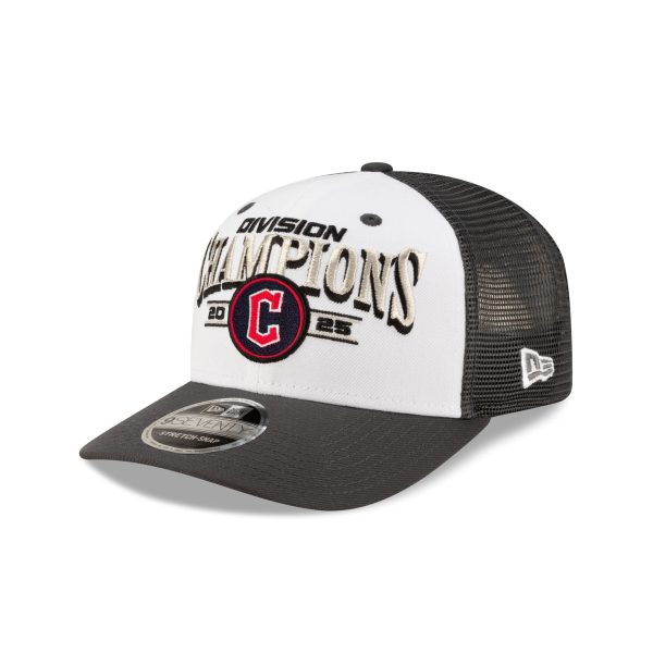 Cleveland Guardians 2025 Regular Season Division Champions Locker Room 9SEVENTY Stretch-Snap Hat