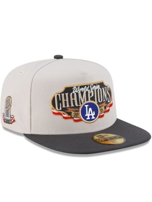 Los Angeles Dodgers 2025 World Series Champions 59FIFTY A-Frame Fitted Hat