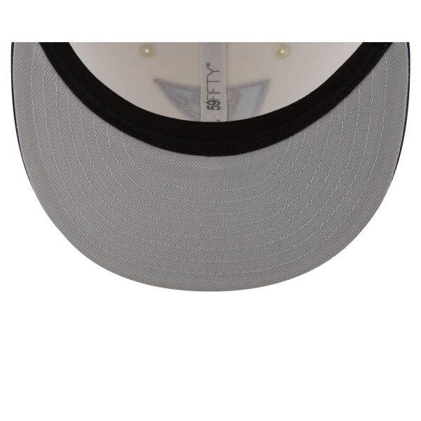 Arizona Diamondbacks Upside Down Logo Chrome 59FIFTY Fitted Hat