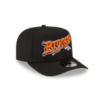 Born x Raised x Denver Broncos Script Black 9FIFTY A-Frame Snapback Hat