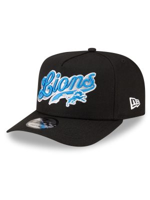 Born x Raised x Detroit Lions Script Black 9FIFTY A-Frame Snapback Hat