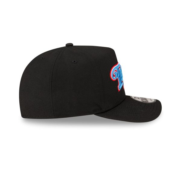 Born x Raised x Houston Texans Script Black 9FIFTY A-Frame Snapback Hat