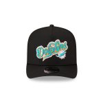 Born x Raised x Miami Dolphins Script Black 9FIFTY A-Frame Snapback Hat