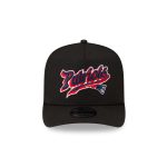 Born x Raised x New England Patriots Script Black 9FIFTY A-Frame Snapback Hat