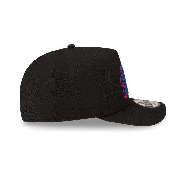 Born x Raised x New York Giants Script Black 9FIFTY A-Frame Snapback Hat
