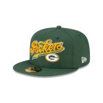 Born x Raised x Green Bay Packers Script 59FIFTY Fitted Hat
