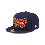Born x Raised x Chicago Bears Script 59FIFTY Fitted Hat