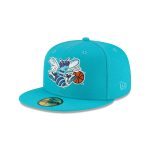 Charlotte Hornets 1988-2002 Hardwood Classics Teal 59FIFTY Fitted Hat