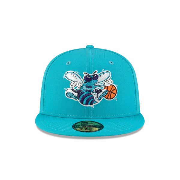 Charlotte Hornets 1988-2002 Hardwood Classics Teal 59FIFTY Fitted Hat