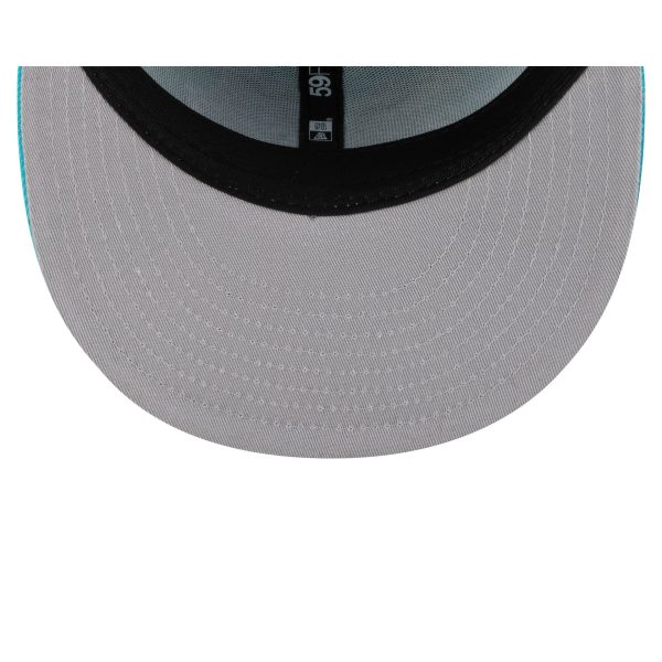 Charlotte Hornets 1988-2002 Hardwood Classics Teal 59FIFTY Fitted Hat