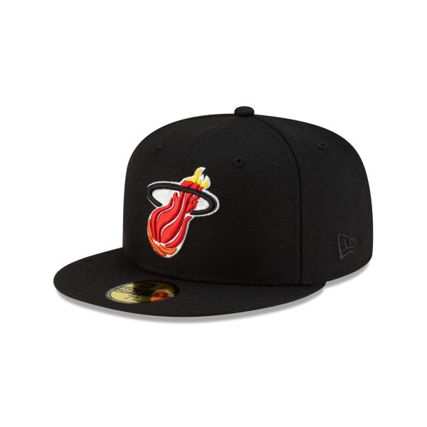 Miami Heat 1988-1998 Hardwood Classics Black 59FIFTY Fitted Hat