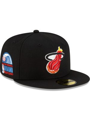 Miami Heat 1988-1998 Hardwood Classics Black 59FIFTY Fitted Hat
