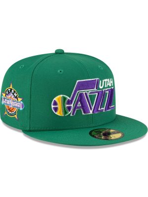Utah Jazz 1979-1996 Hardwood Classics Green 59FIFTY Fitted Hat