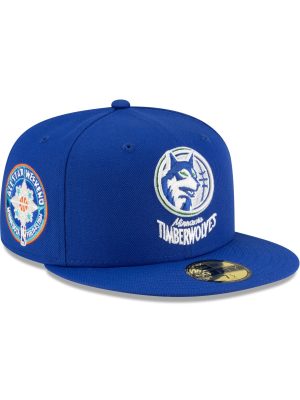 Minnesota Timberwolves 1989-1995 Hardwood Classics Blue 59FIFTY Fitted Hat