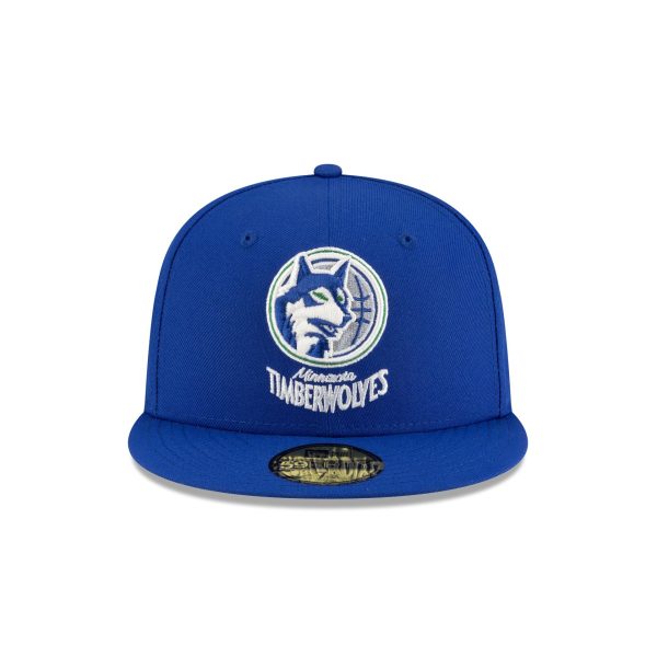 Minnesota Timberwolves 1989-1995 Hardwood Classics Blue 59FIFTY Fitted Hat