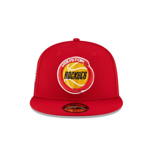 Houston Rockets 1972-1994 Hardwood Classics Scarlet 59FIFTY Fitted Hat