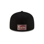 San Antonio Spurs 1989-2001 Hardwood Classics Black 59FIFTY Fitted Hat