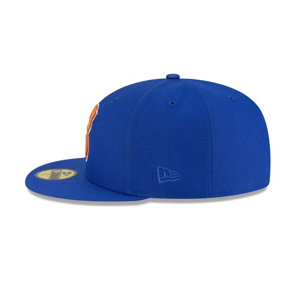 New York Knicks 1976-1977 Hardwood Classics Majestic Blue 59FIFTY Fitted Hat
