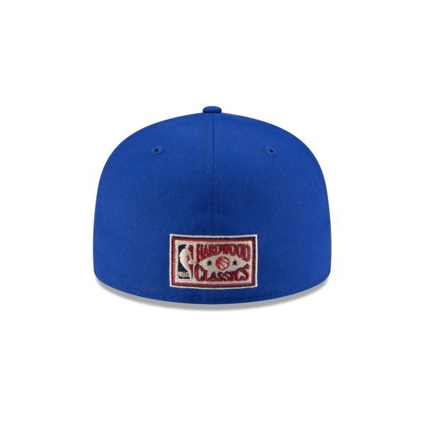 New York Knicks 1976-1977 Hardwood Classics Majestic Blue 59FIFTY Fitted Hat