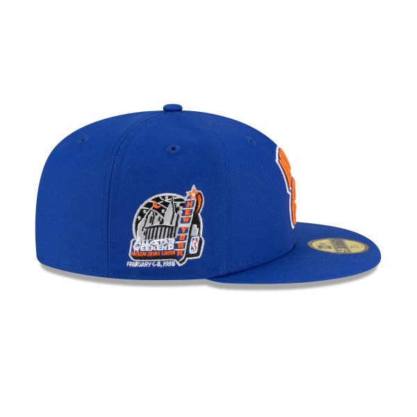 New York Knicks 1976-1977 Hardwood Classics Majestic Blue 59FIFTY Fitted Hat